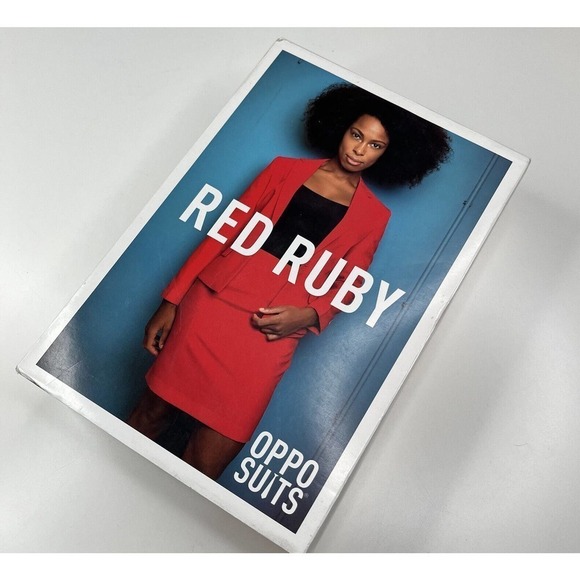 OppoSuits Dresses & Skirts - NWT Oppo Suits Skirt Blazer Set Size 12 Women’s Red Ruby